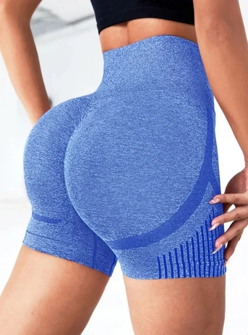 Shorts Feminino de Yoga — Conforto e Elasticidade — Cintura Alta e Secagem Rápida
