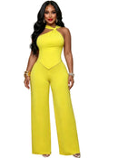Conjunto Feminino — Elegância e Estilo — Top Frente Única e Calça Wide Leg